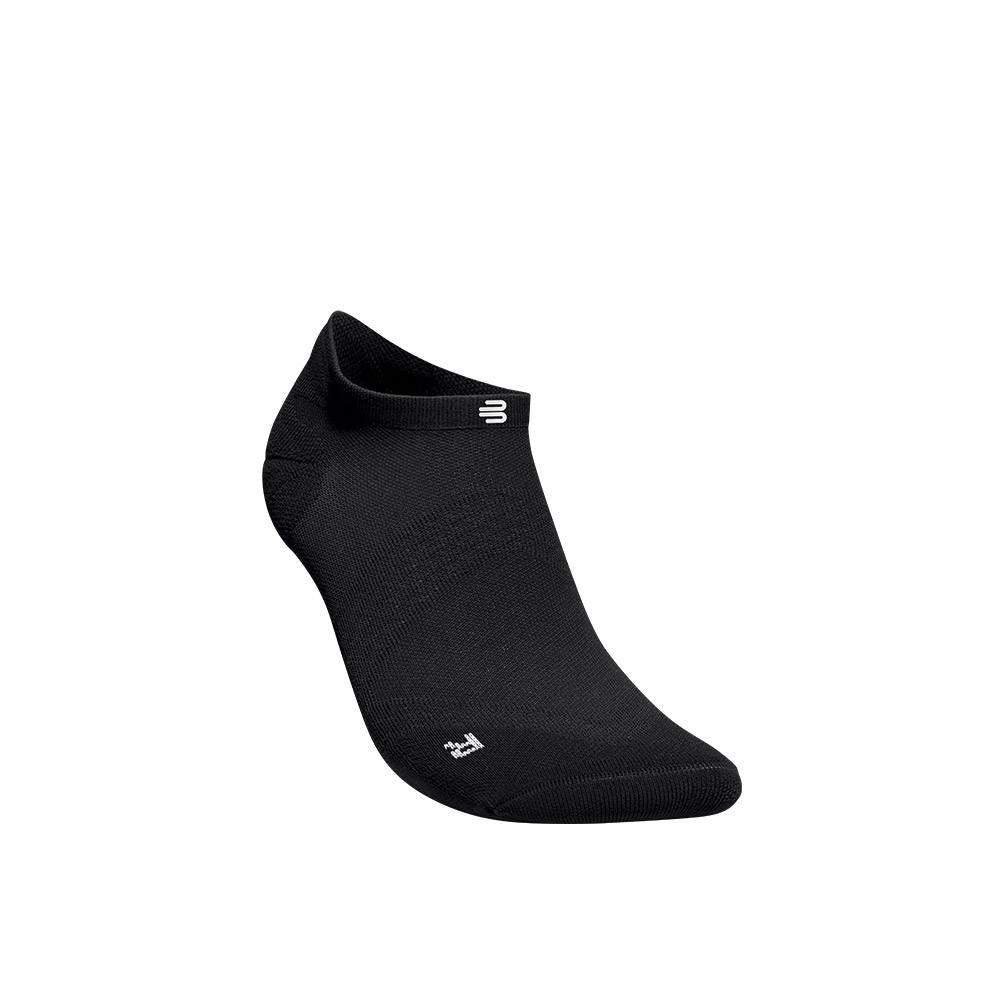 Bauerfeind Run Ultralight Compression Sock Low Cut sort — lav ankelsok til løb