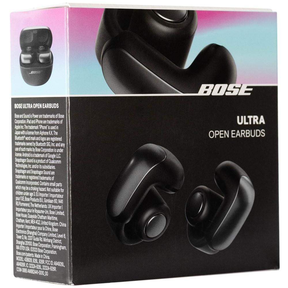 Bose Ultra Open Earbuds open-ear clips i sort til løb