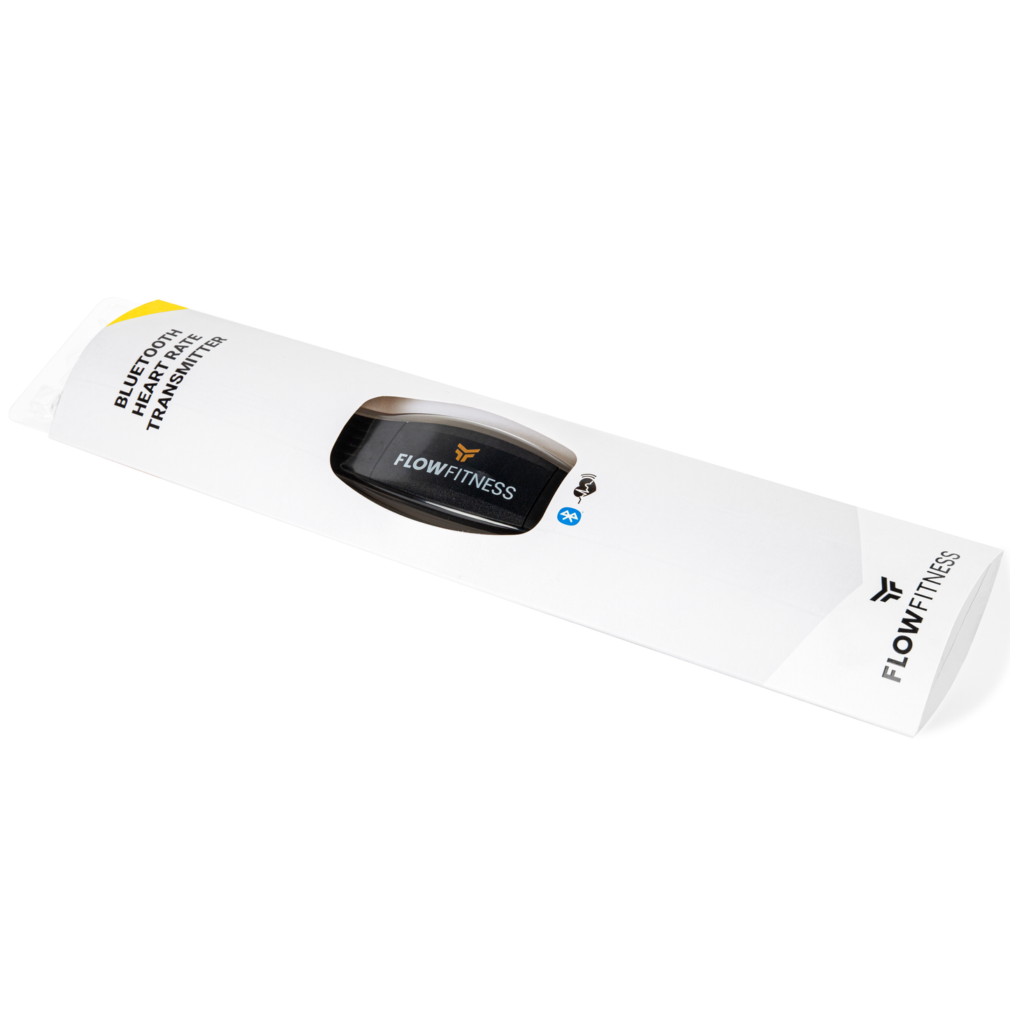 Flow Fitness Bluetooth Pulsmåler Brystbælte i sort