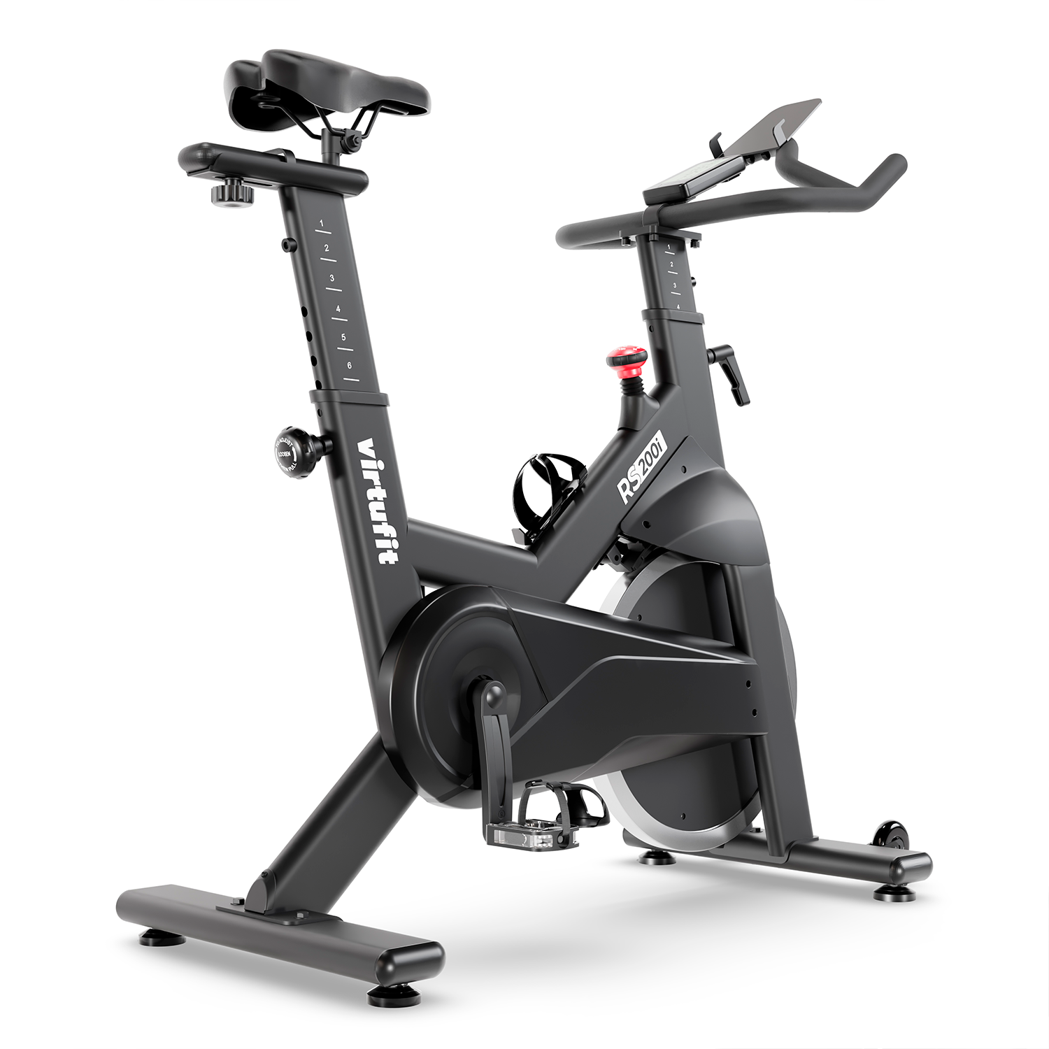 Sort VirtuFit RS200i spinningcykel med justerbar sadel og styr