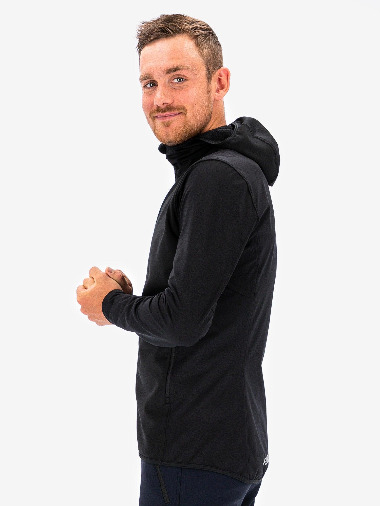 Fusion Shelter Jacket herre softshell-jakke i sort