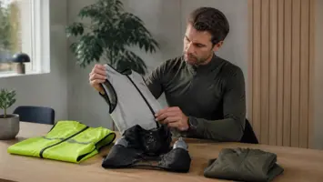 Løbevest med reflekser til løb i mørke