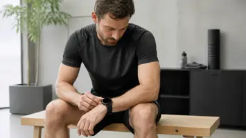 Garmin Forerunner løbeur brugt til at måle puls og tempo under løb