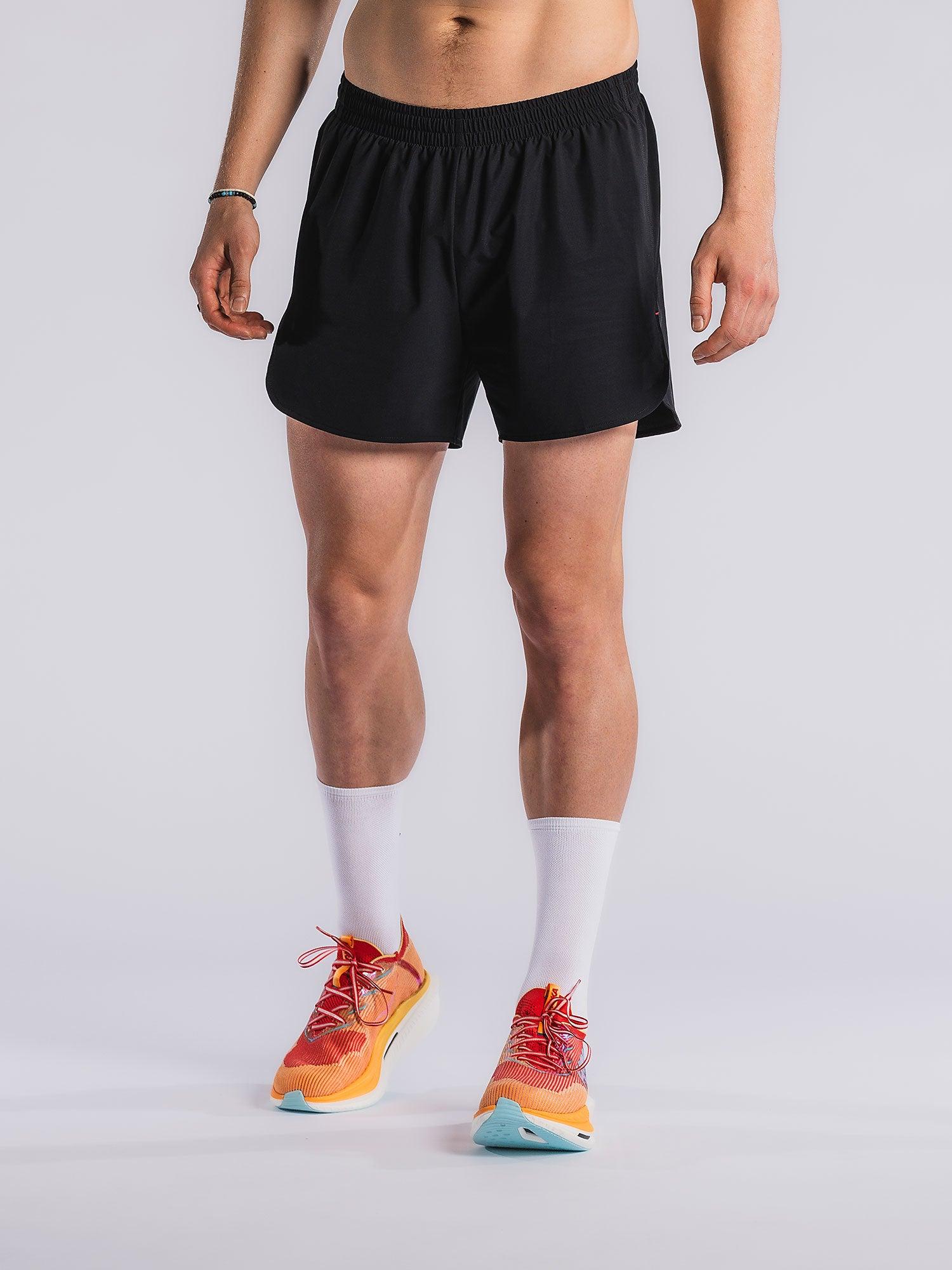 Fusion Run Shorts til herre — mørkeblå løbeshorts med indertight