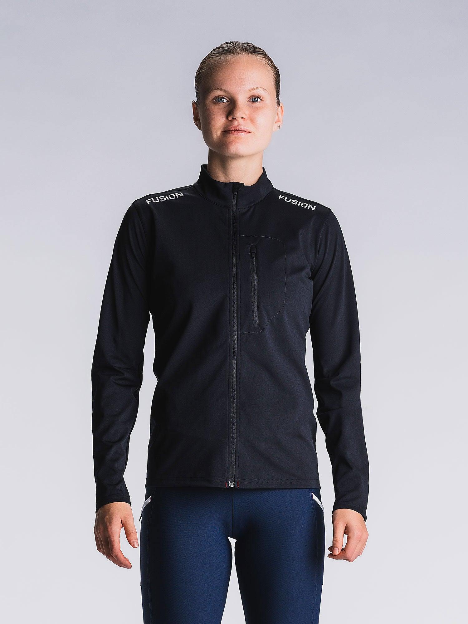 Fusion S2 Run Jacket dame løbejakke i sort