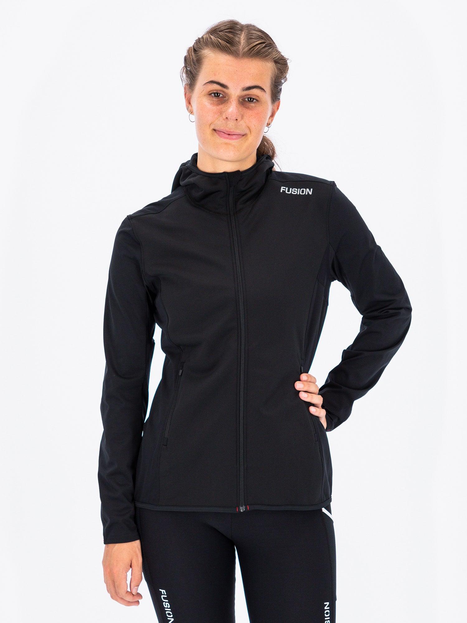 Fusion Shelter Jacket dame softshell-jakke i sort