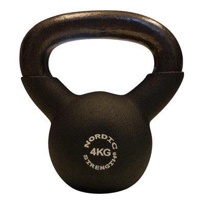 Kettlebell 4 kg fra Nordic Strength med neoprenbeklædning