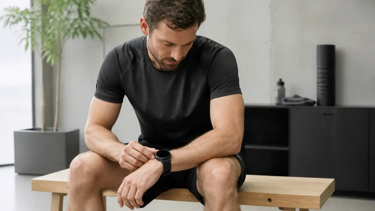 Garmin Forerunner løbeur brugt til at måle puls og tempo under løb