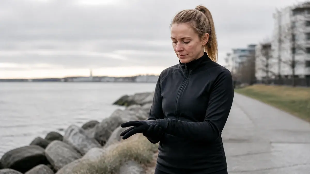 Varme løbehandsker til løb i koldt vintervejr