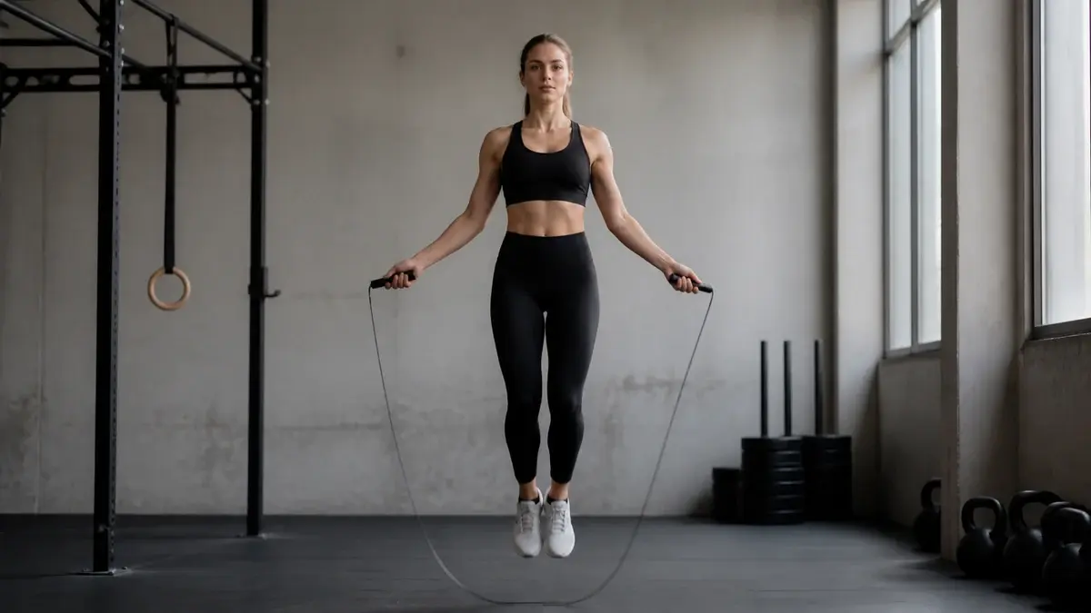 Speed rope sjippetov med kuglelejer til double unders i crossfit